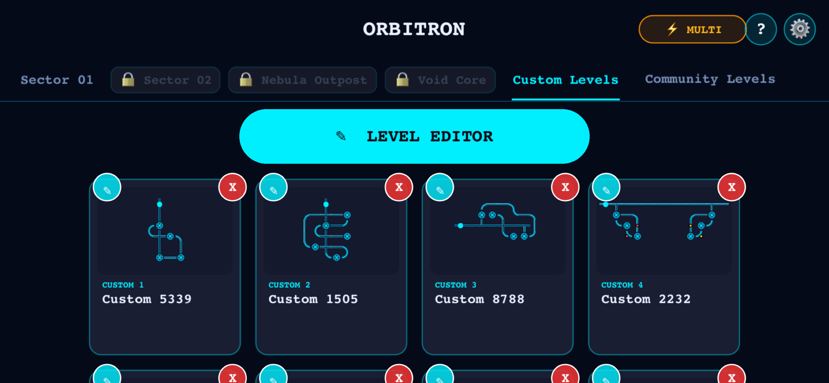 Orbitron Game screenshot 5