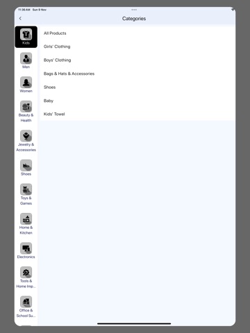 Luna Store IQ iPad screenshot