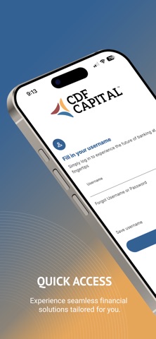 CDF Capital Mobile iPhone screenshot