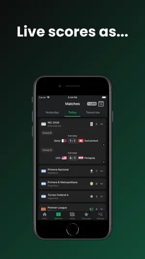 Golasso - Soccer Live Scores screenshot 4