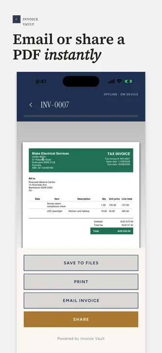 Invoice Vault screenshot 3