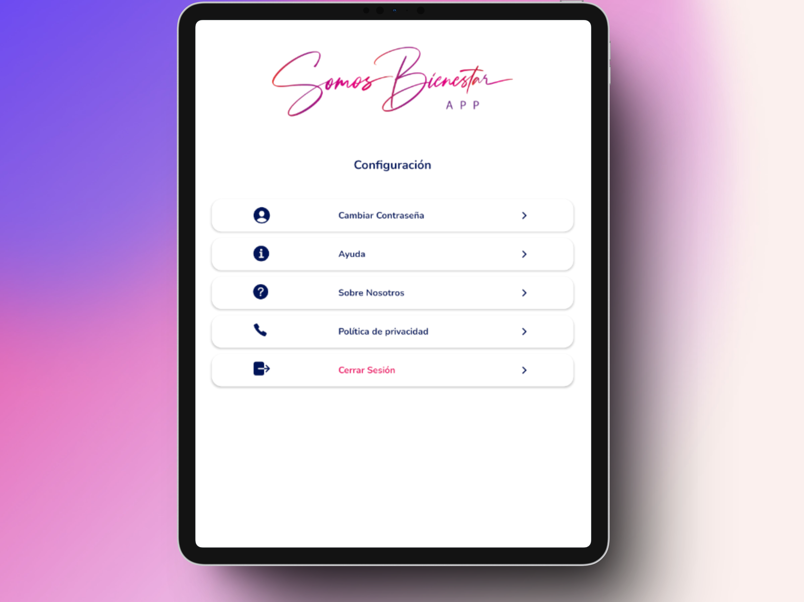 Somos Bienestar APP screenshot 11