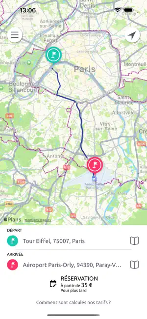 Tristan VTC Bordeaux screenshot 2