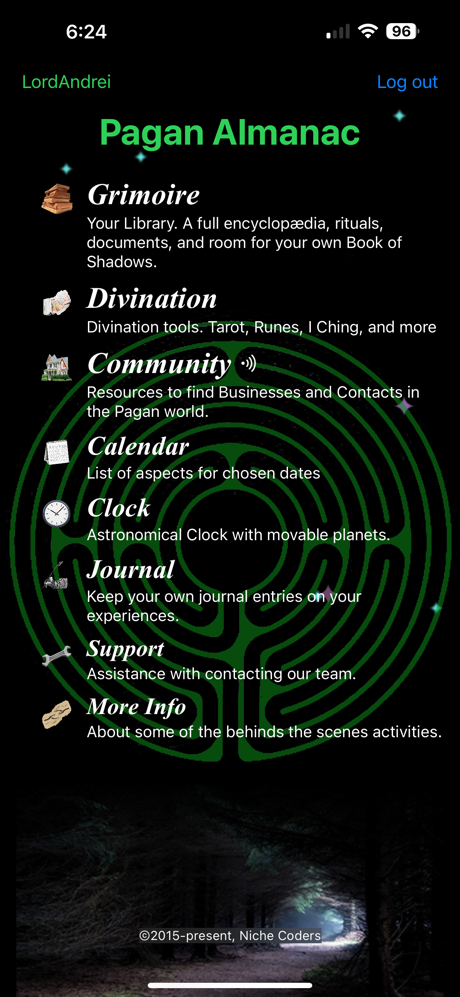 Pagan Almanac screenshot 2