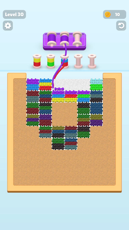 #6. Knit Puzzle (iOS) 由: Brew Games