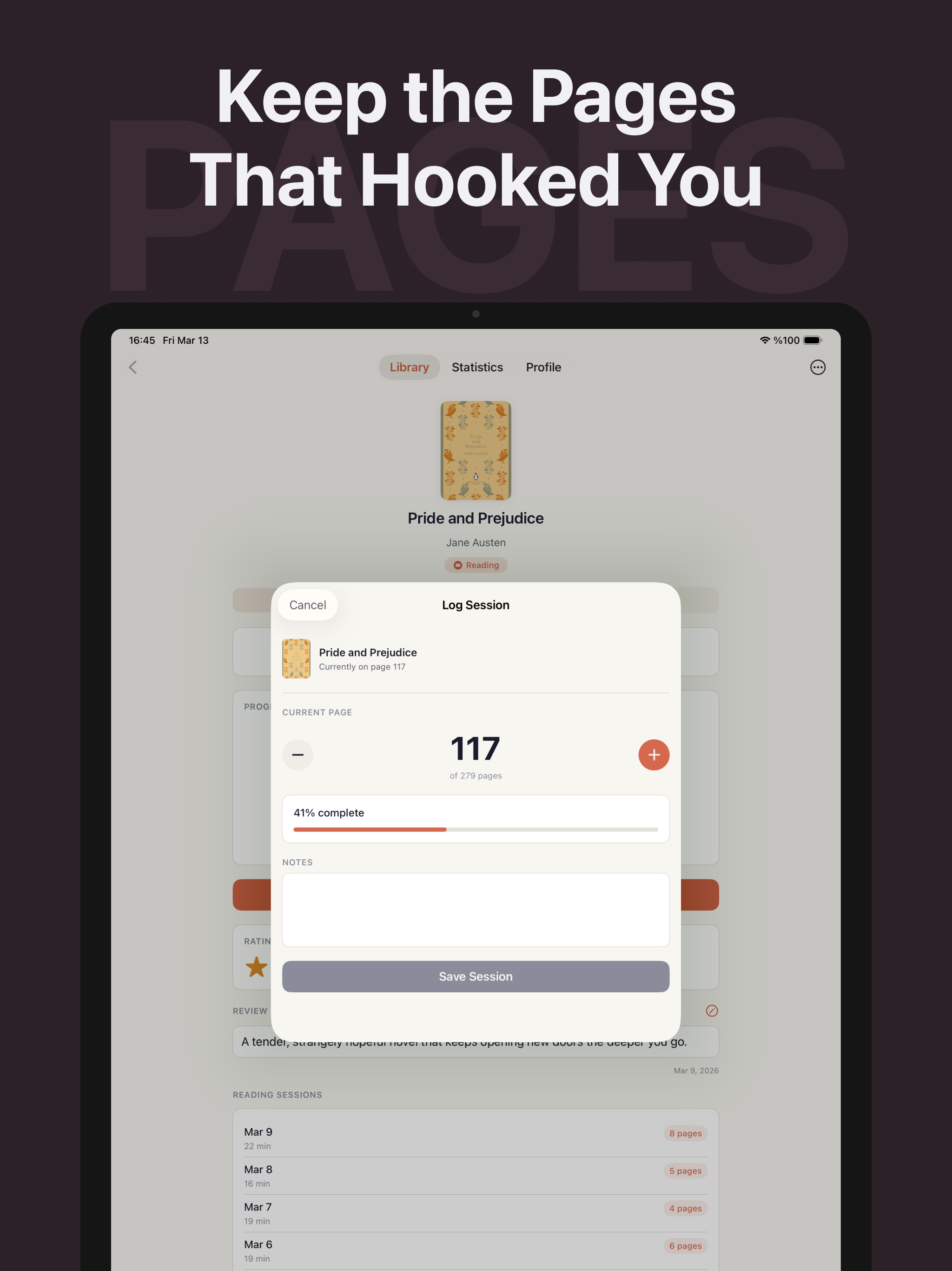 PageWise — Book Tracker & TBR screenshot 8