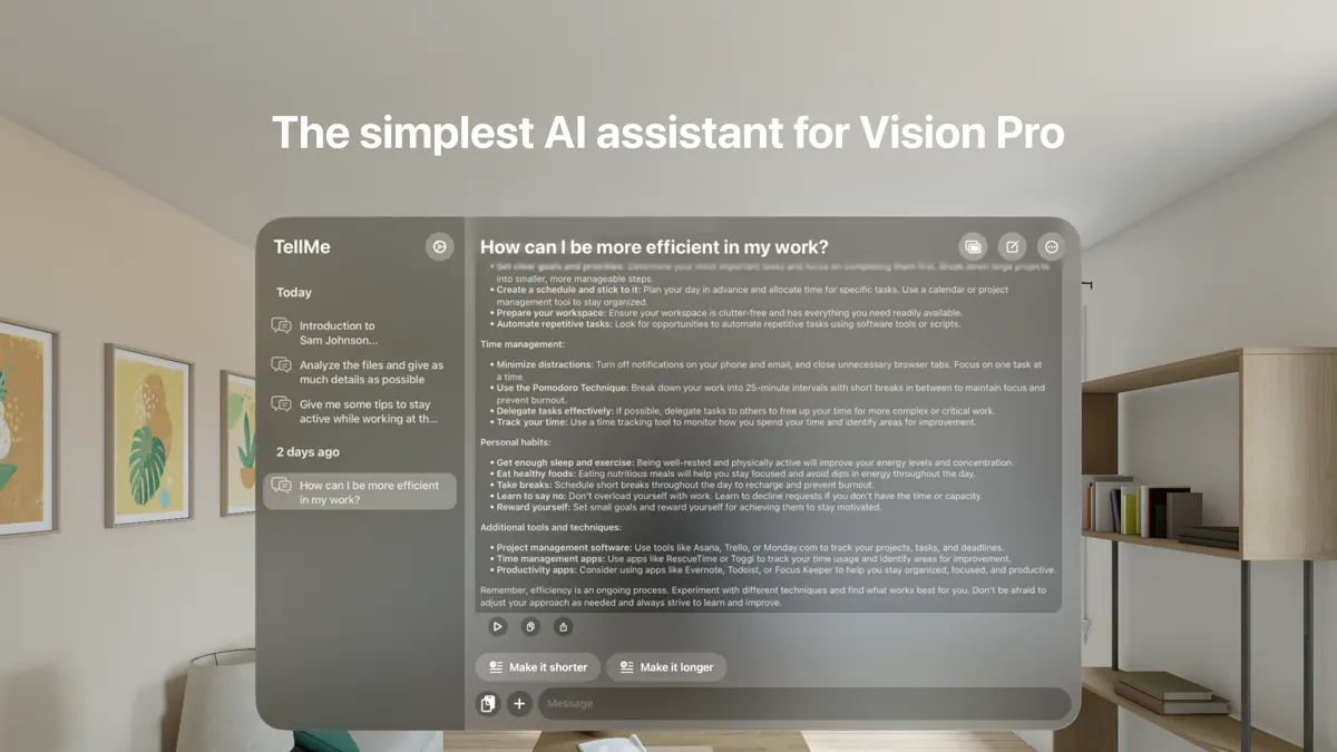 TellMe - The simple AI screenshot 2
