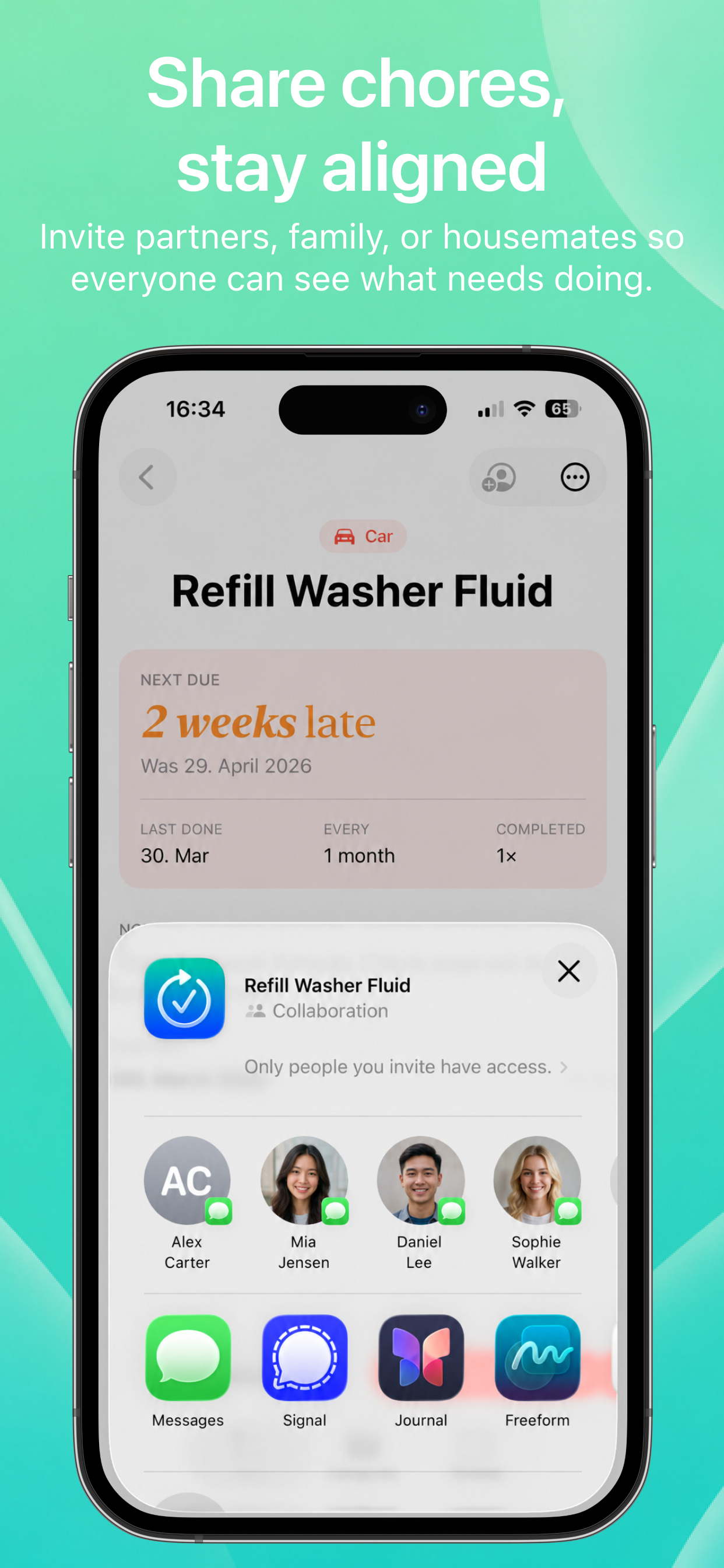 Chores Tracker: Again