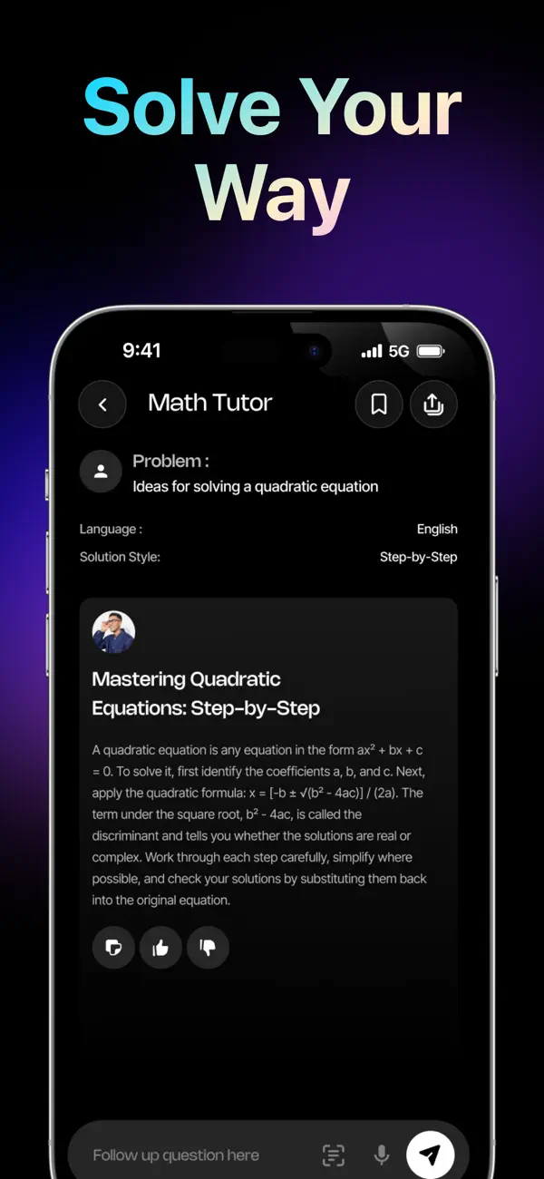 #4. AI Tutor: Homework Help (iOS) By: LUMINATION AI