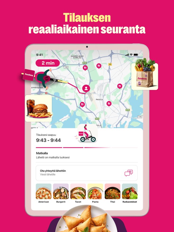 Screenshot #5 pour foodora: Tilaa ruokaa kotiin