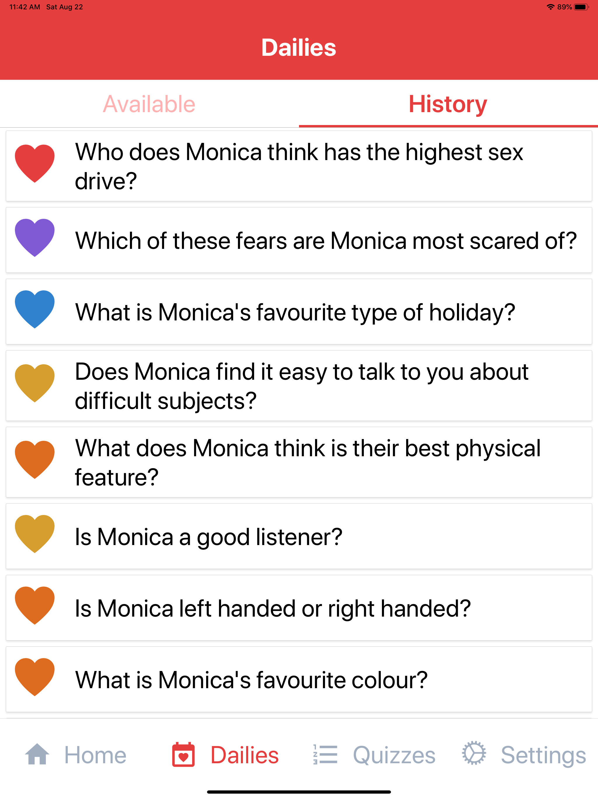 Coupl - Relationship Quiz