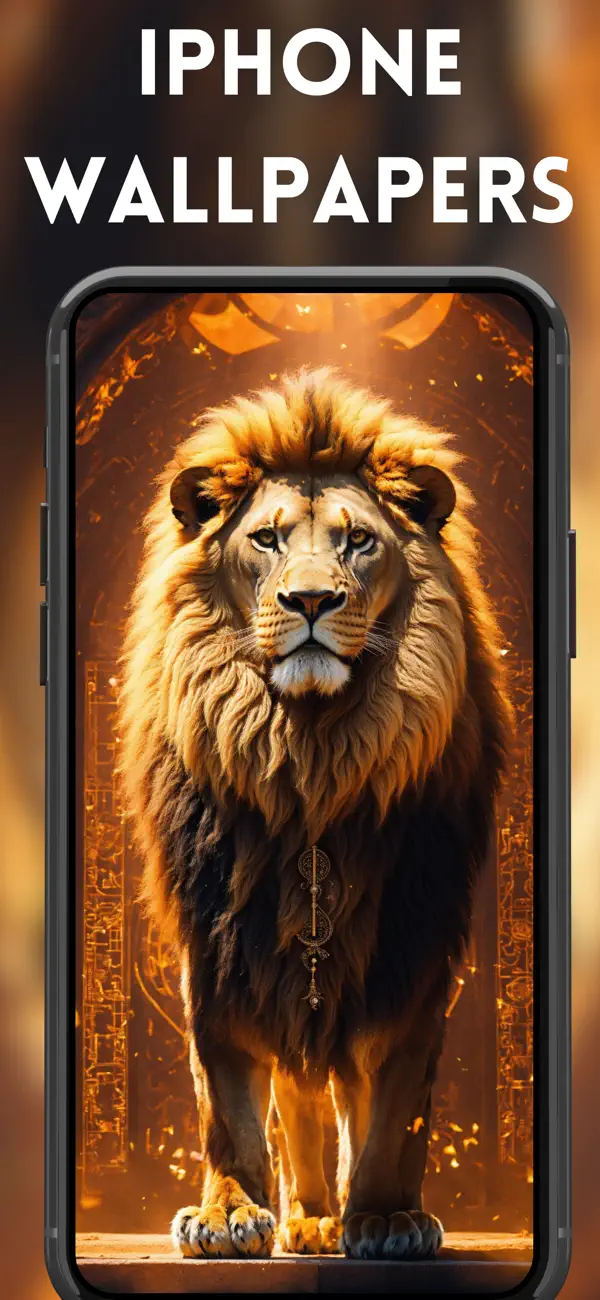 #2. Lion Wallpapers anime effects (iOS) By: Sulman Hussain Khan