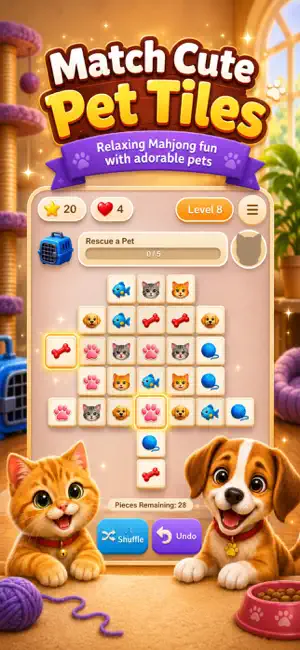 Mahjong Pets screenshot 2