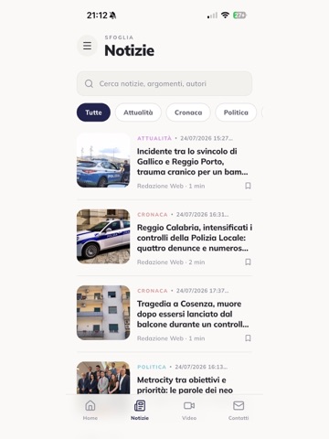 Reggio TV iPad screenshot 3