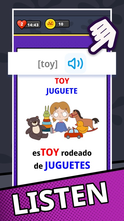 Easy Lizzy: English words screenshot-3