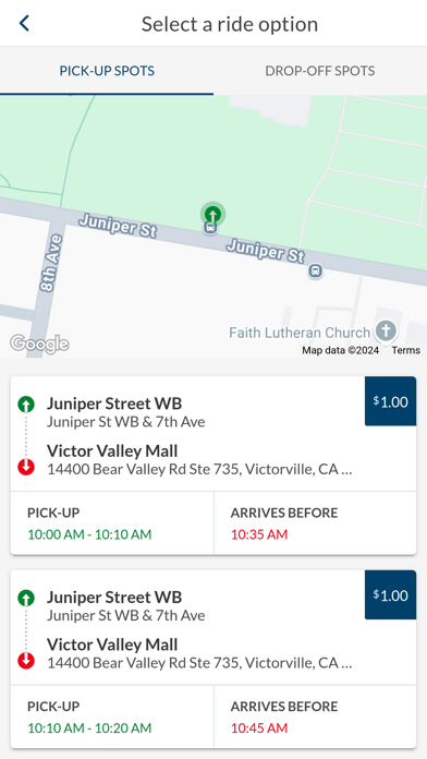 LR Rides iPhone screenshot 5 - Travel app