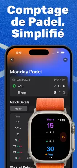 Capture d'écran de Marqueur Padel - PadelMax sur iPhone 1
