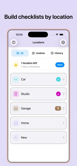Paranoid List screenshot 1