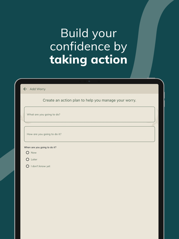 WorryTree: Anxiety Relief iPad screenshot 4 - Health & Fitness app