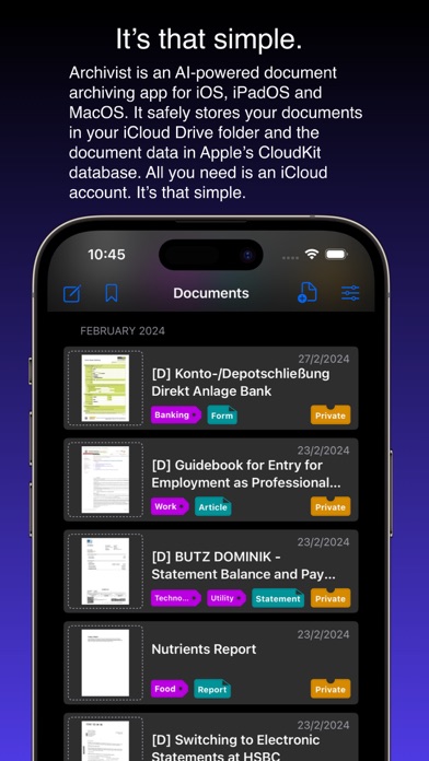 Screenshot #1 pour Archivist