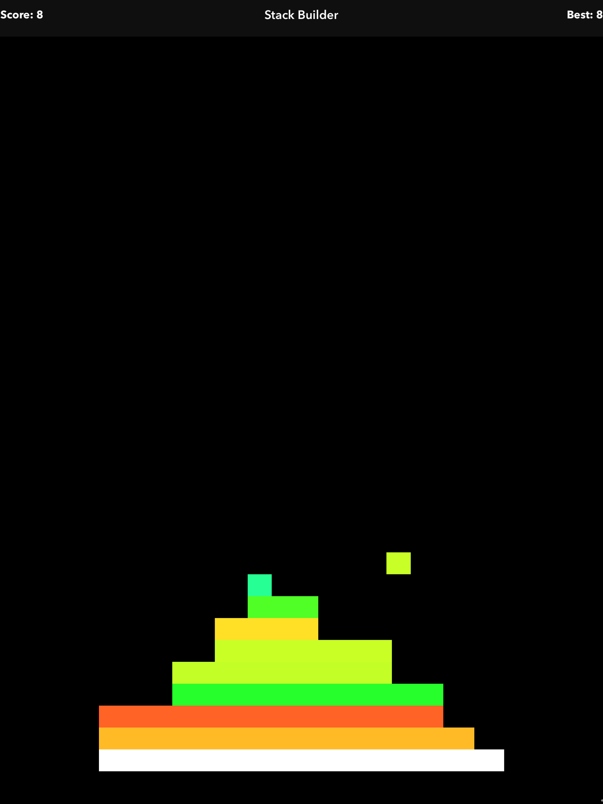 Sky Stack Builder Game
