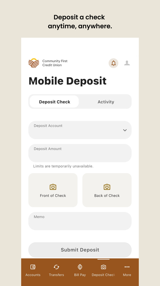 #3. ComfirstCU (iOS) От: Community First Credit Union - CA
