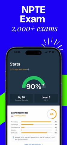 NPTE Test Prep 2026 - 2027 iPhone screenshot