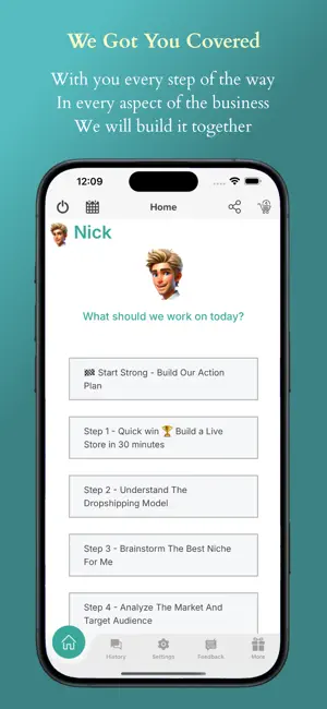 Dropshipping AI Startup Mentor screenshot 2