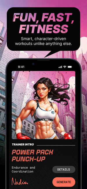 ‎FitMachine: Legends of Fitness Screenshot
