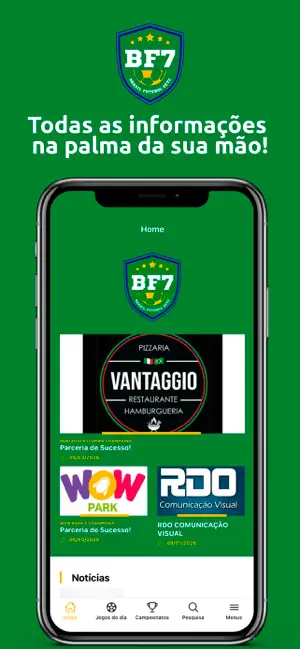 Brasil Futebol Sete screenshot 1