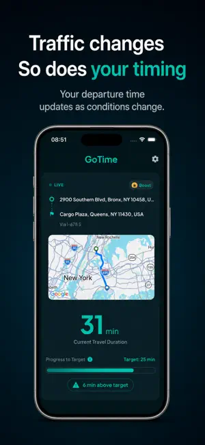 GoTime: Traffic & ETA Alerts screenshot 2