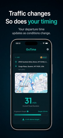 GoTime: Traffic & ETA Alerts Screenshot 2 of 6