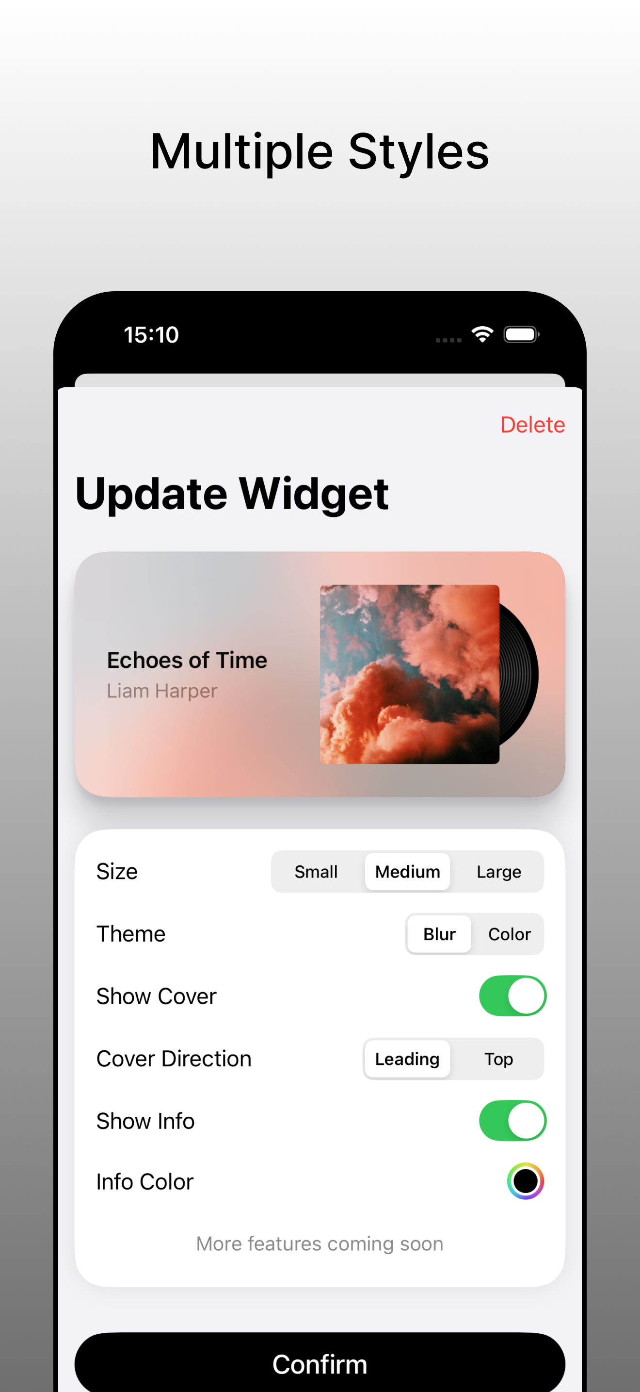 Album Widget - Music as Art
