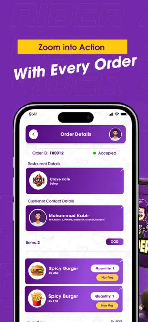 FoodPapa Rider screenshot 4