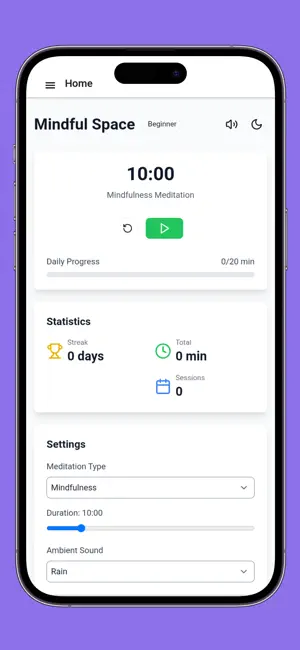 Meditation Timer: Relax Sounds screenshot 1