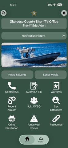 Okaloosa County Sheriff Screenshot 1 of 3