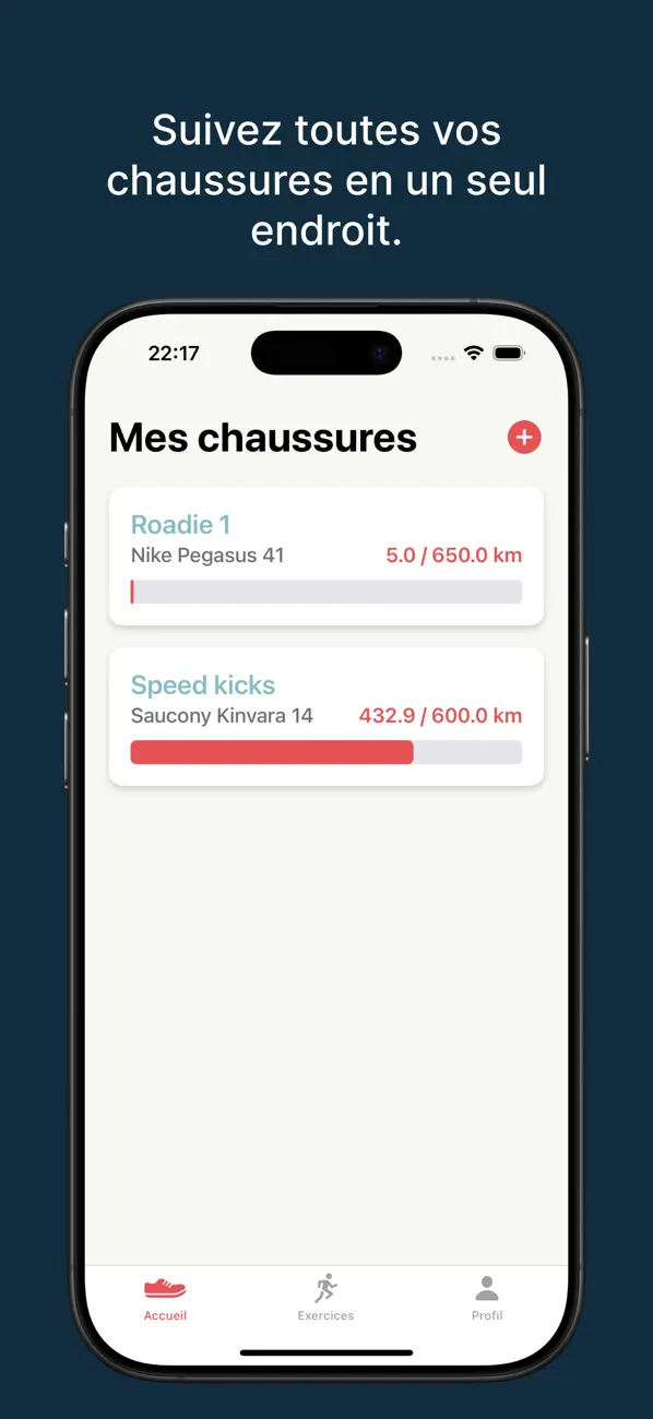 Screenshot #1 pour Track My Shoe