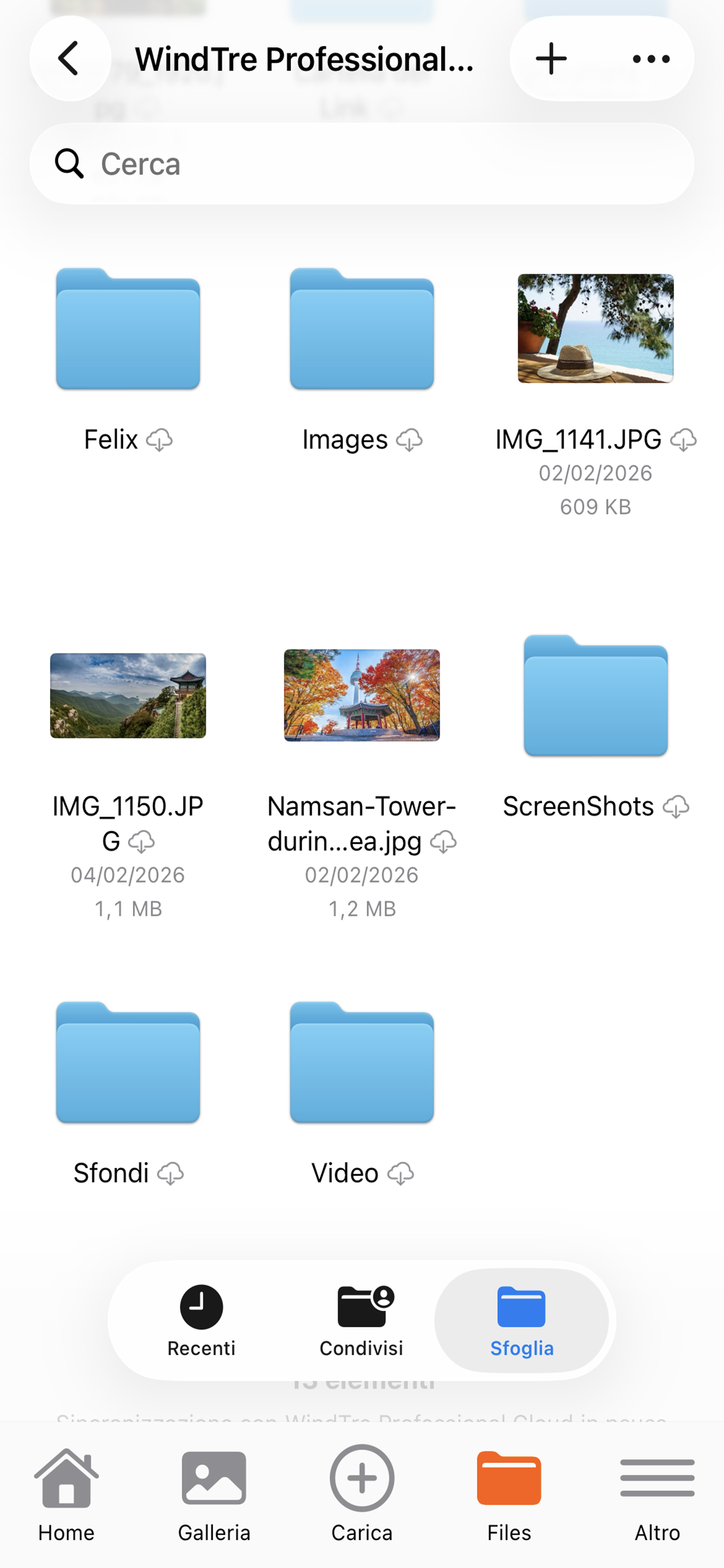 WindTre Professional Cloud screenshot 4