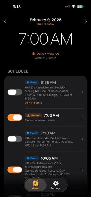 CalendarWake screenshot 2