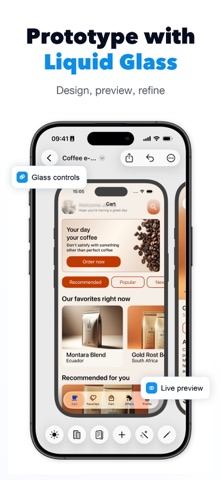 Pixelmost: AI App Prototyping iPhone screenshot
