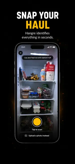 Hangre AI: Fridge to Recipes screenshot 2