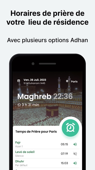 Screenshot #1 pour Muslim: Heure de Priere, Qibla