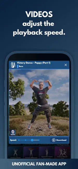 Emotes Viewer for PUBG screenshot 2