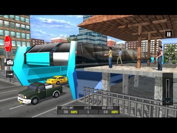 Futuristic Bus Driving Tour 3D iPad screenshot