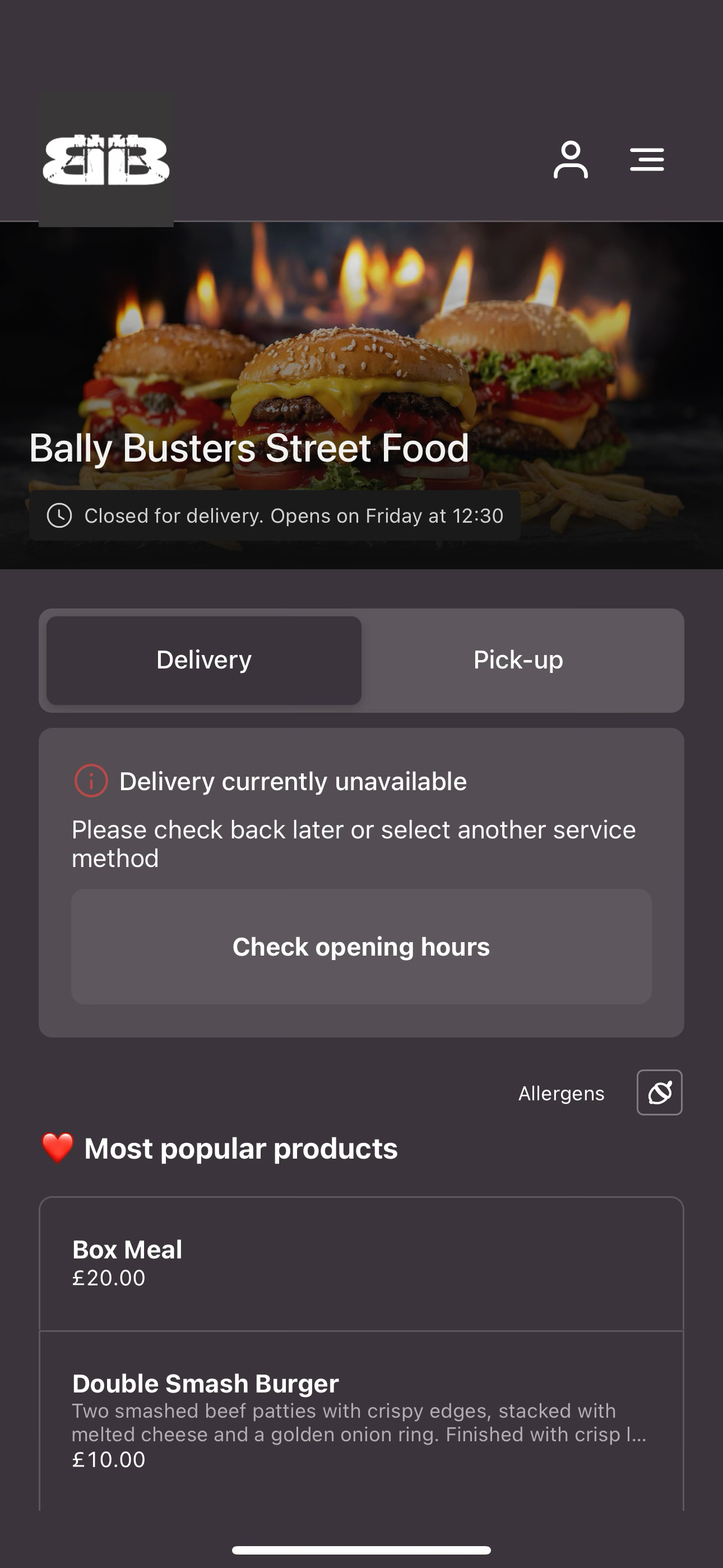 Bally Busters Street Food screenshot 3