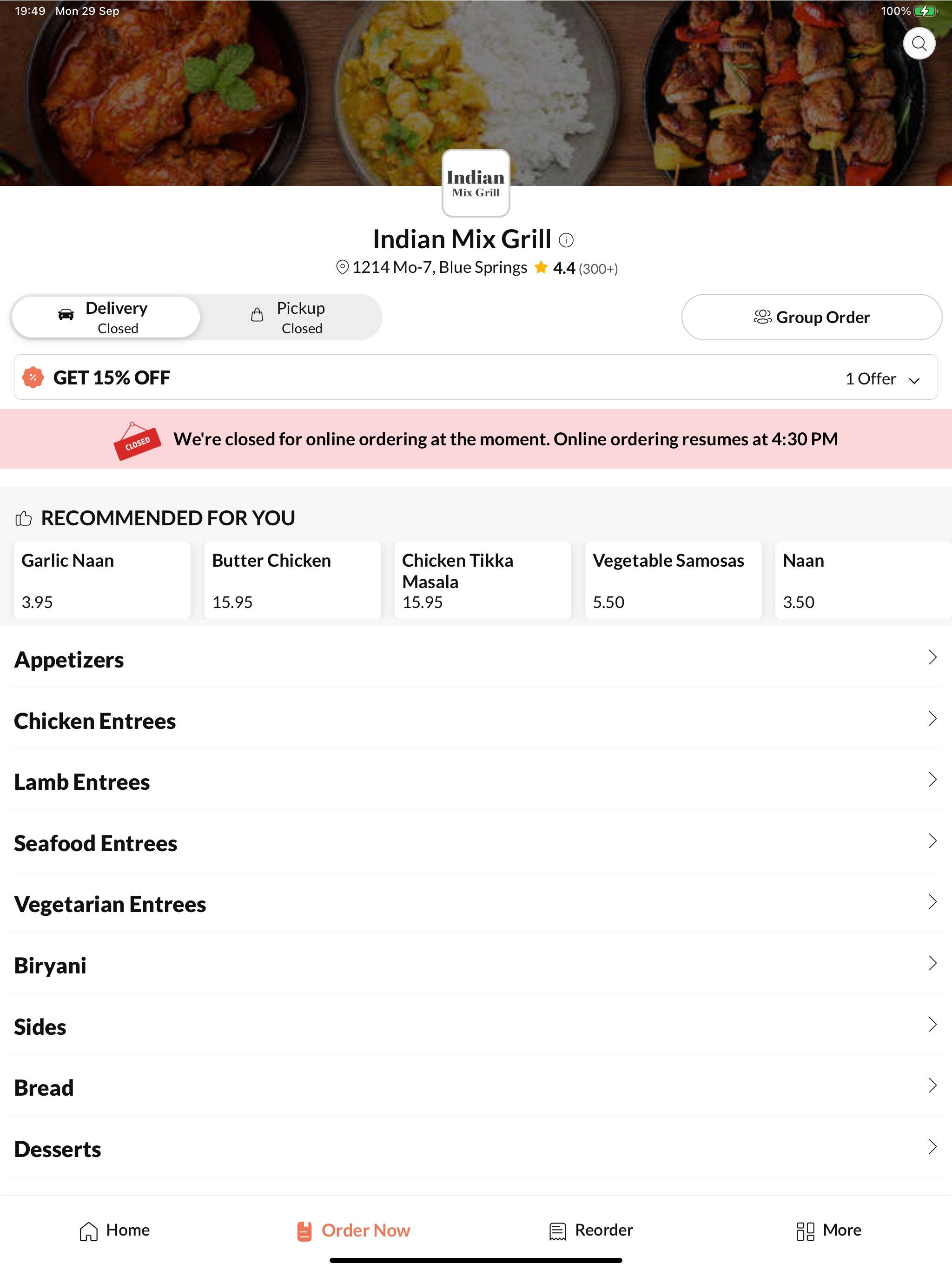 Indian Mix Grill screenshot 6