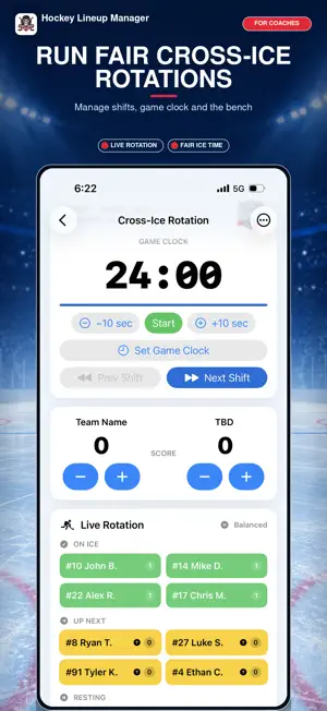 Hockey Lineup Manager screenshot 3
