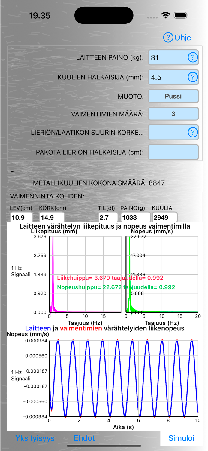 Hi-Fi Damper Calculator