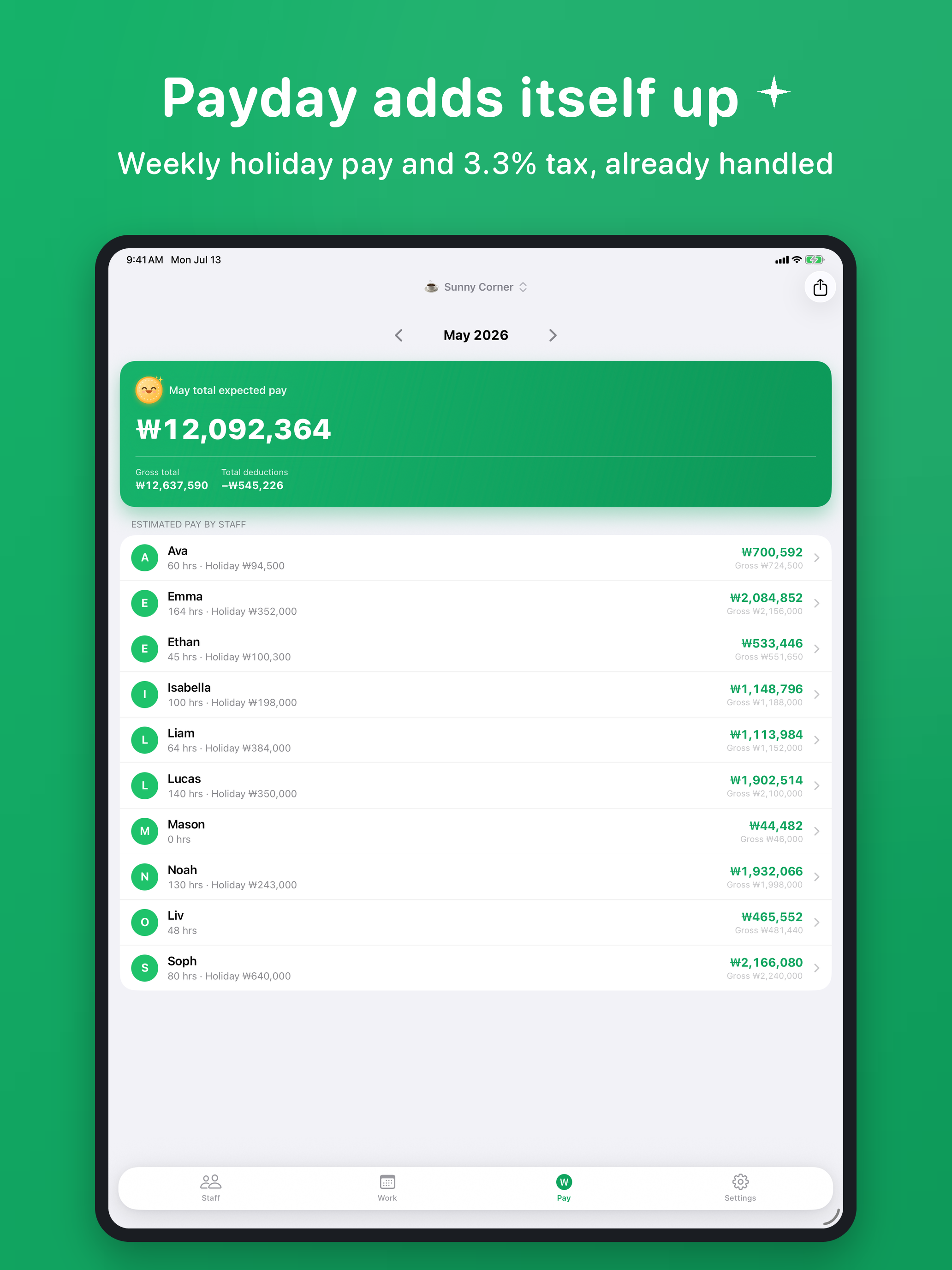 DimeTime — Part-Time Payroll screenshot 5