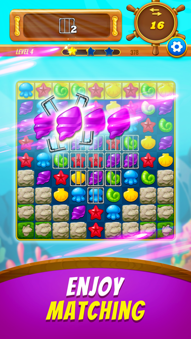 Marine Jewels – Match 3 Games Screenshot